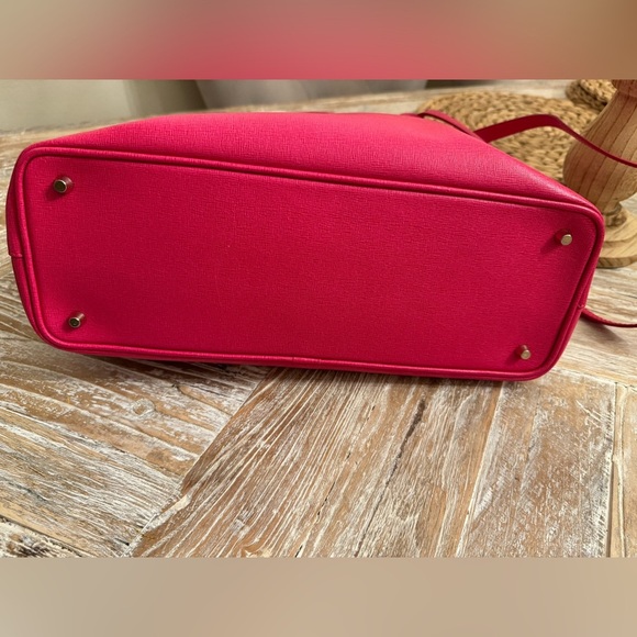 Furla Hot Pink Tote with crossbody - Picture 4 of 11